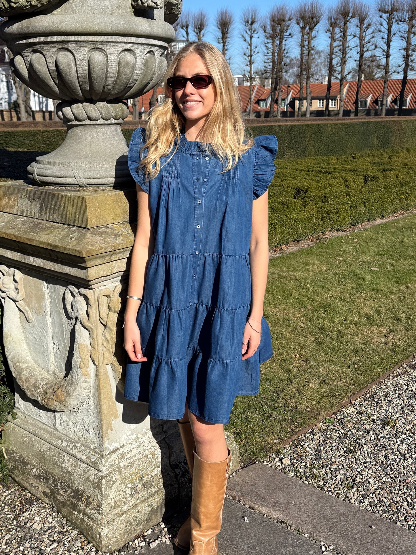 Audrey chambrey dress