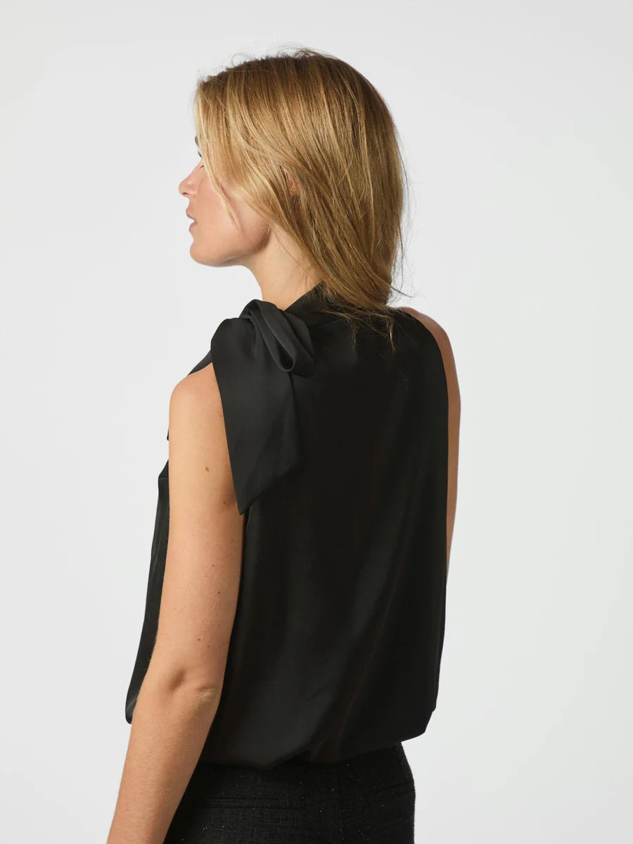 Veda Drapy Satin Top