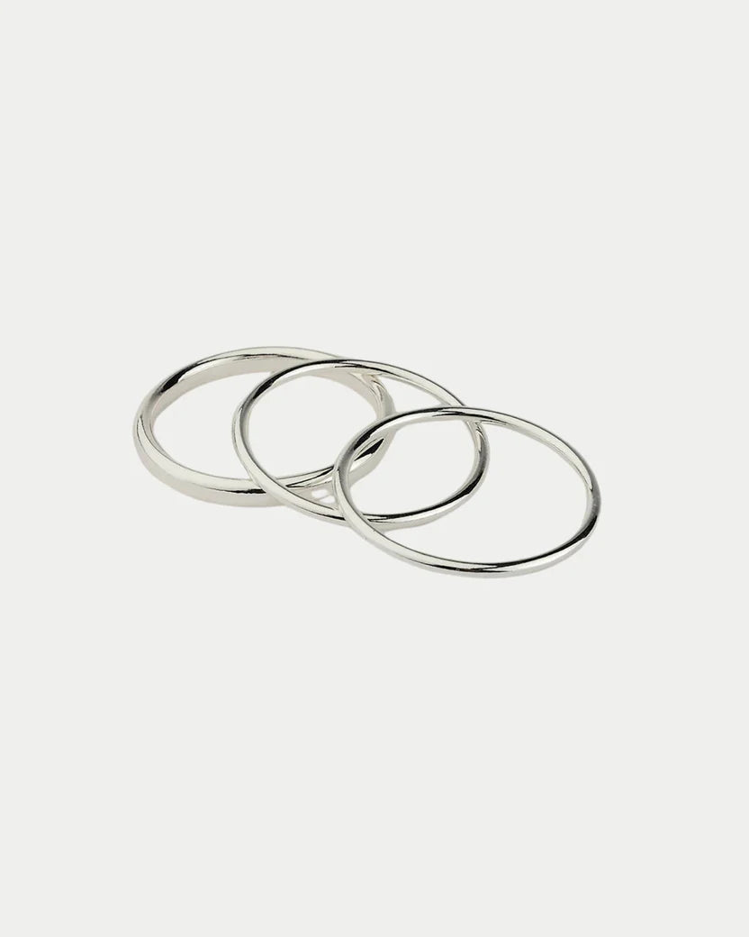 Bangle set silver