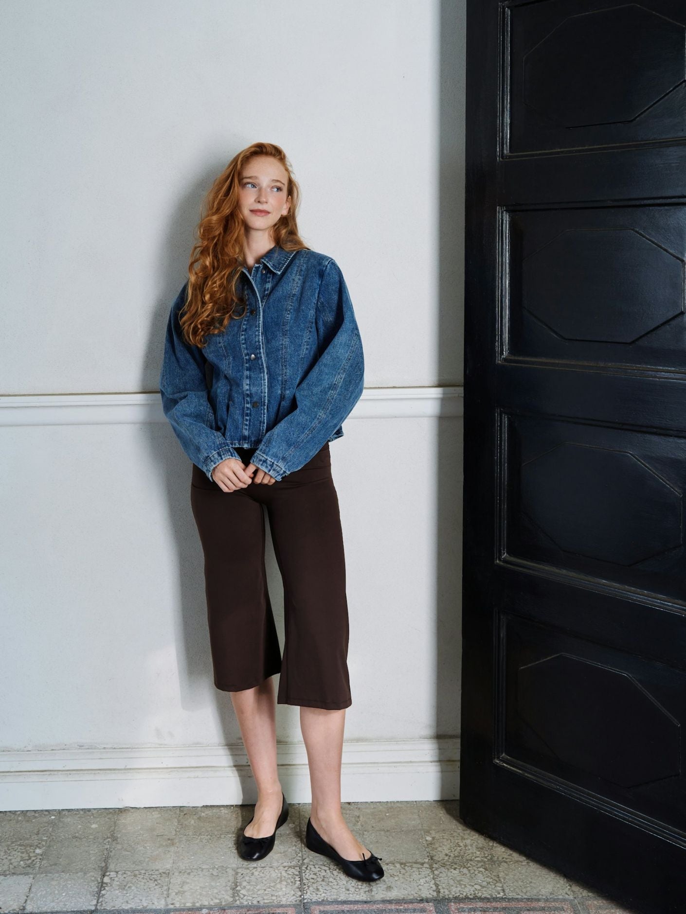 Rivora Denim Peplum Jacket