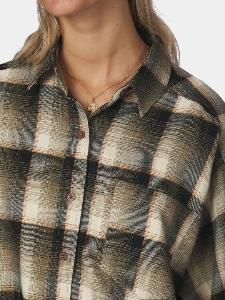 Dalma flannel check shirt