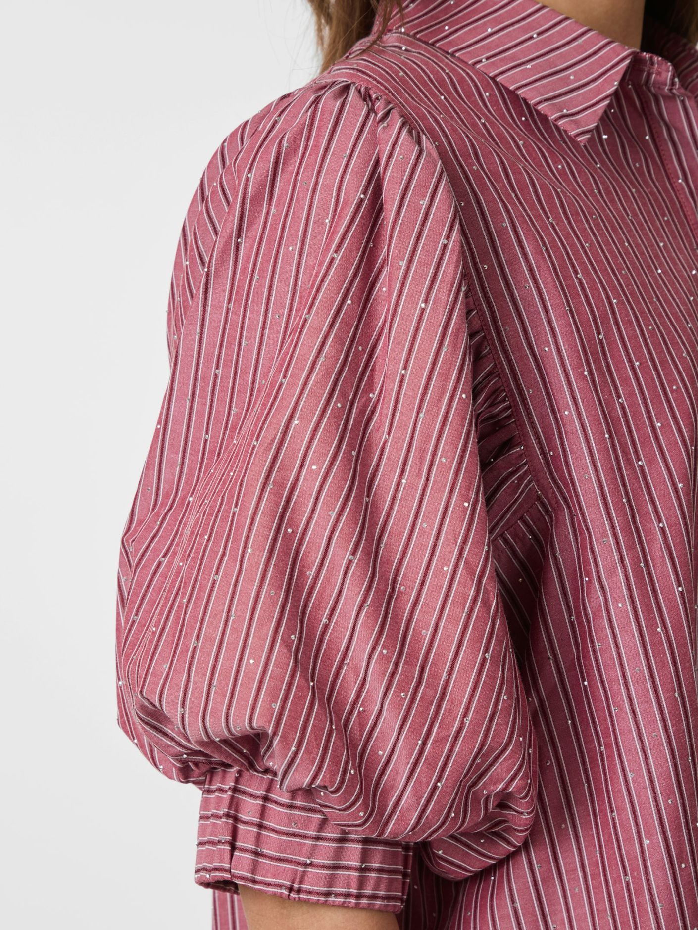 Etta soft stripe stone shirt