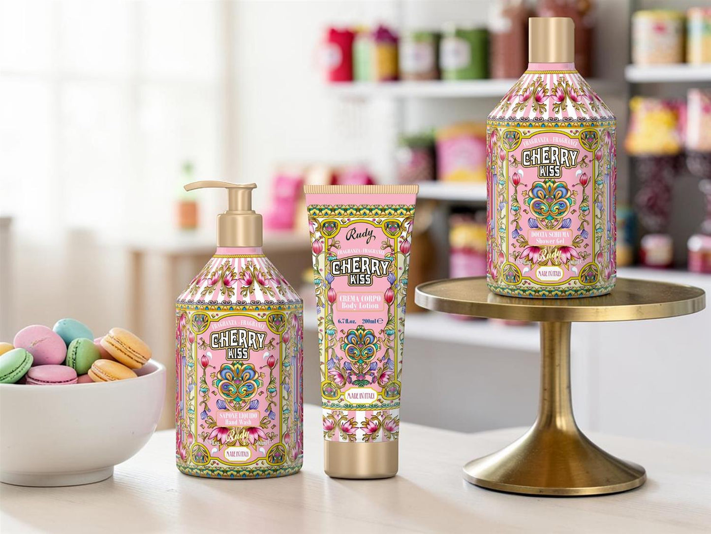 Rudy-Flytende såpe - Cherry Kiss 500ml