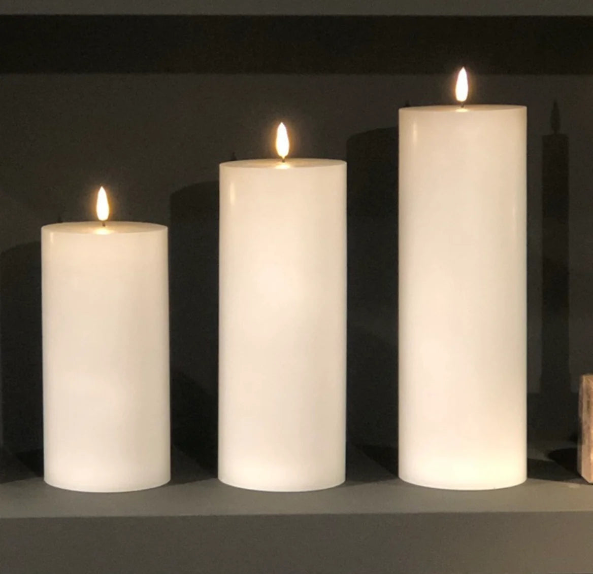 Led lys Kubbe 10x30 cm