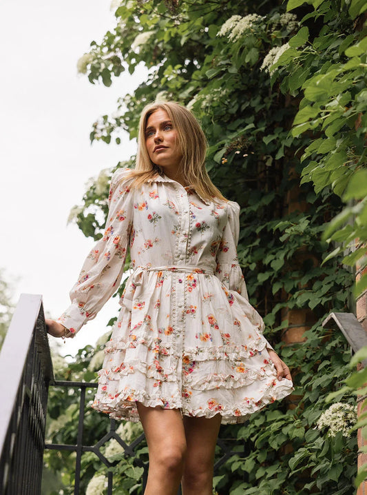 Sara dress white