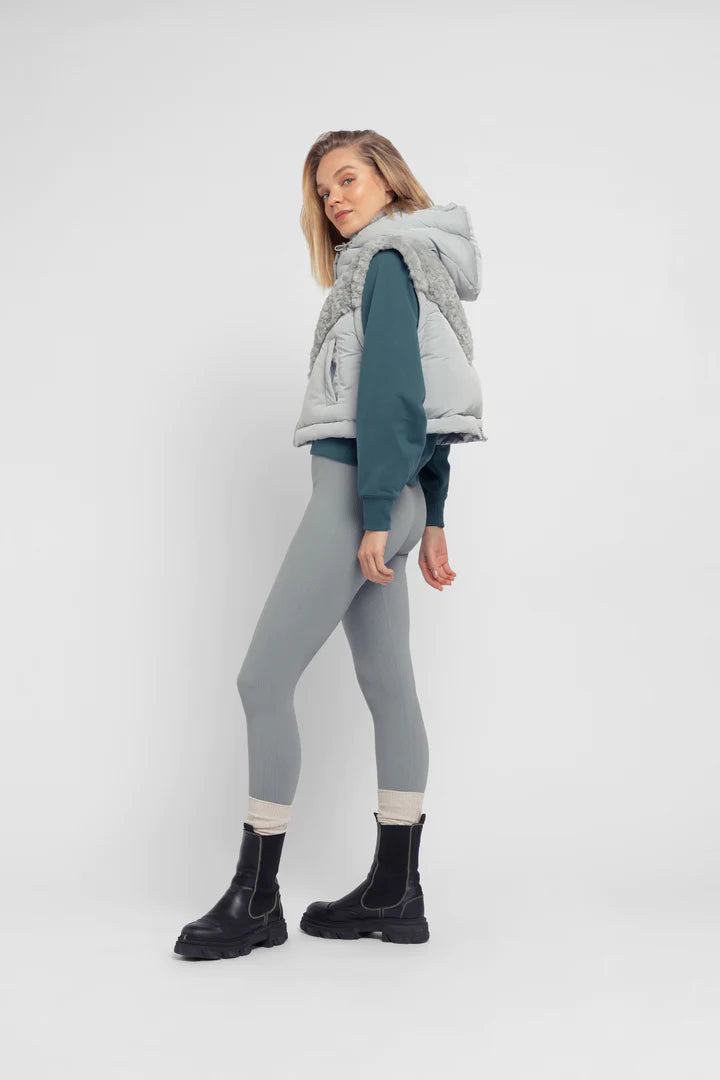 Padded Coat-SeaFoam
