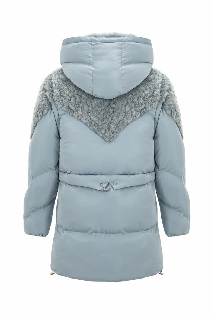 Padded Coat-SeaFoam