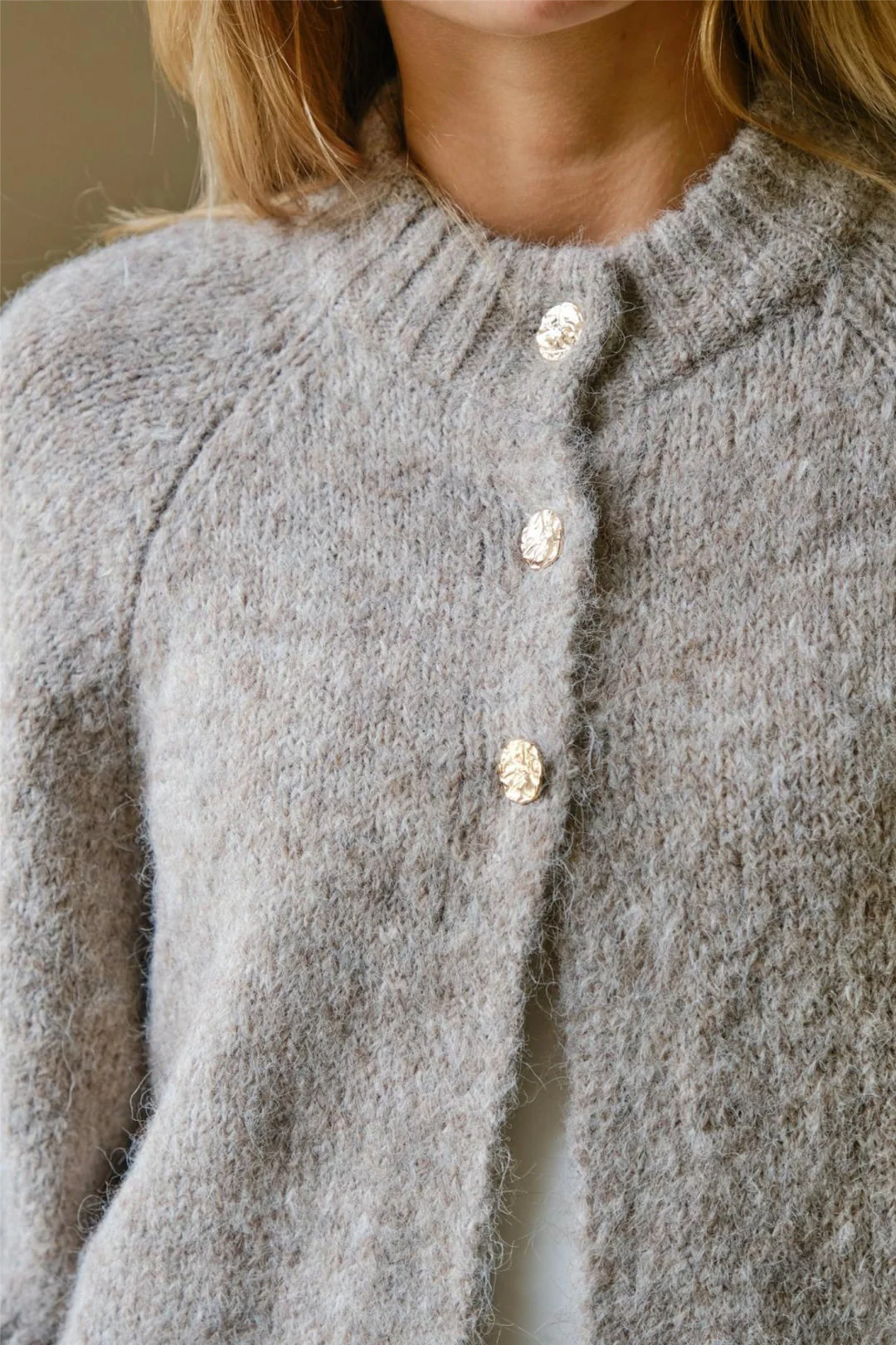 Benita Fluffy Knit Cardigan
