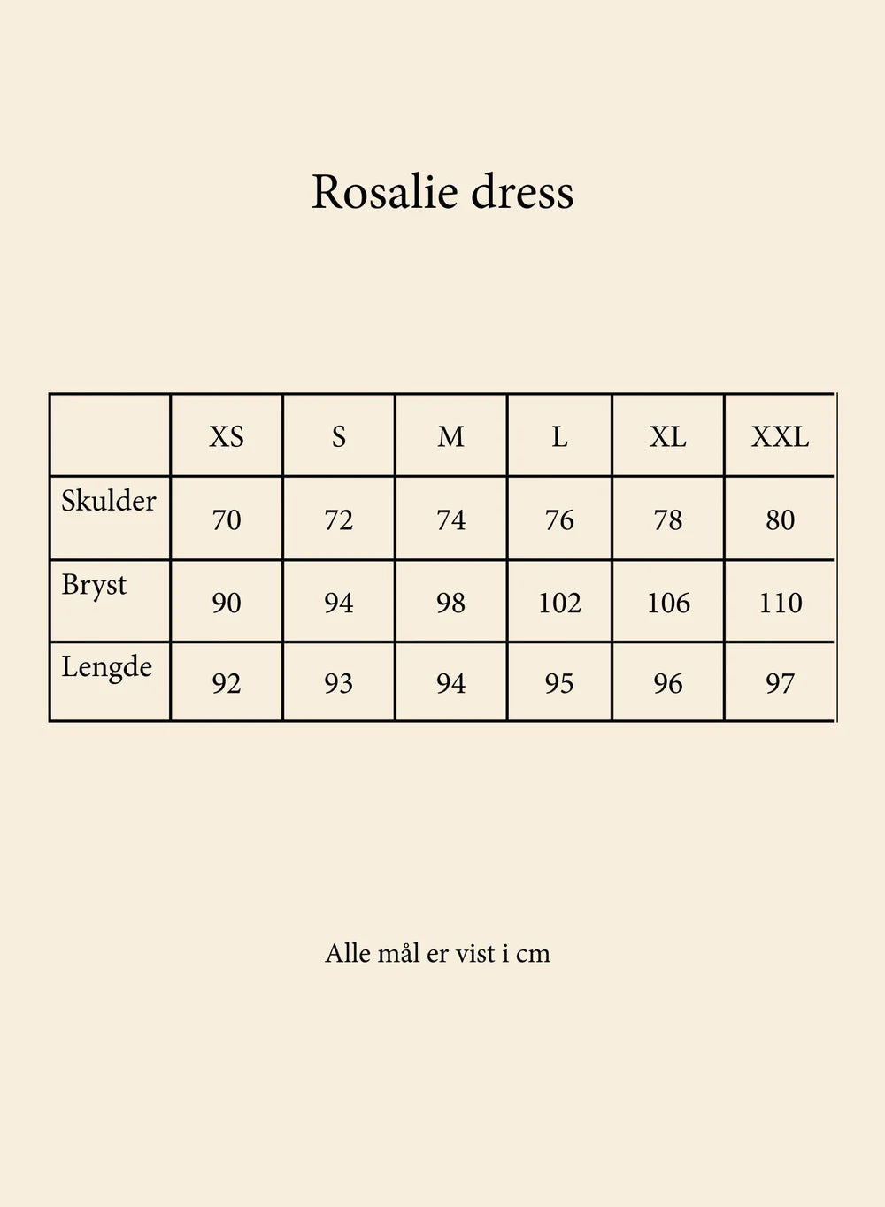 Rosalie dress