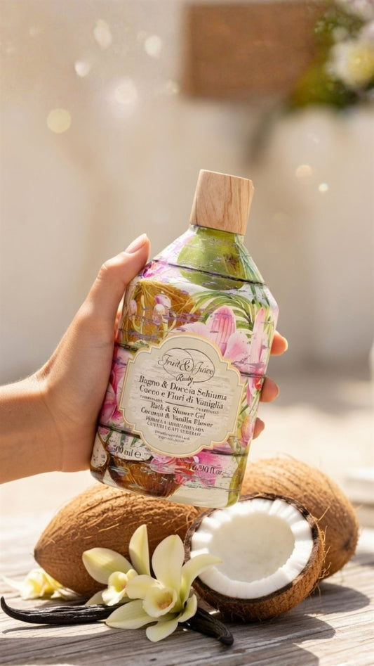 Coconut & Vanilla Flower - Bath & Shower