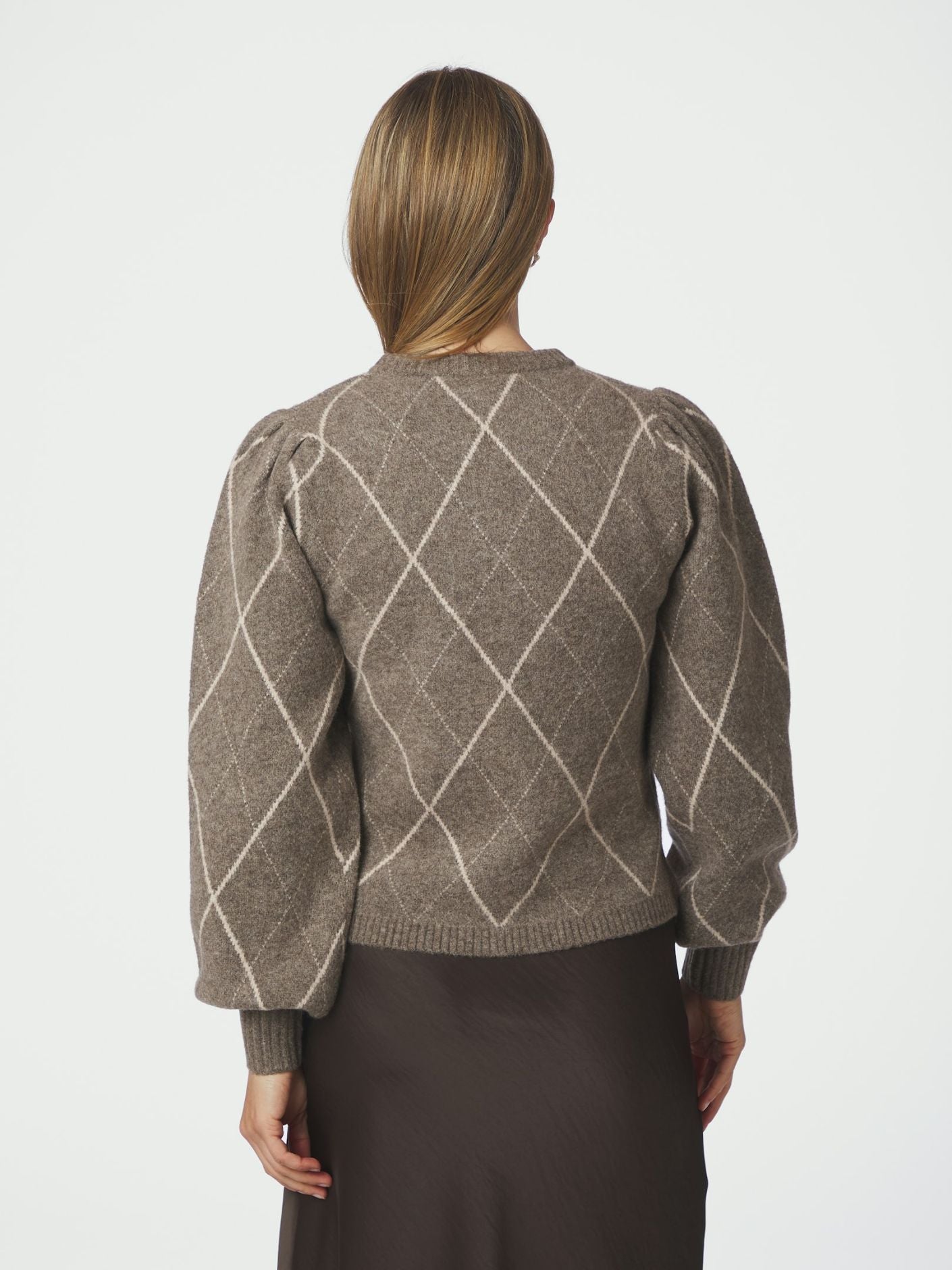 Koteas check knit cardigan