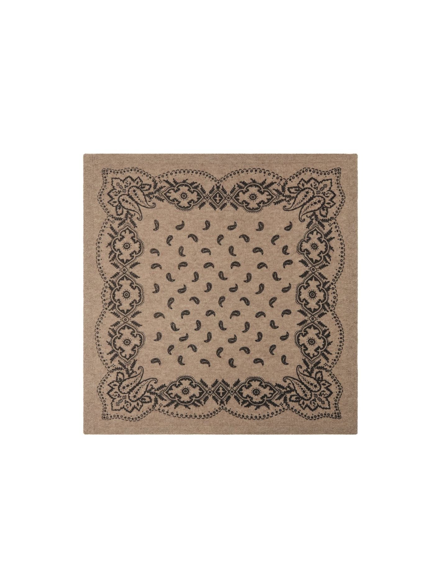 Adelina paisley scarf - Beige