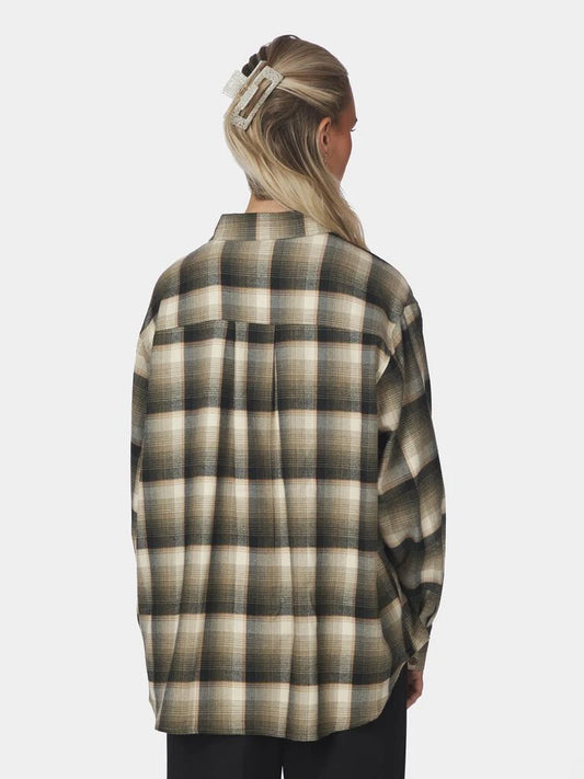 Dalma flannel check shirt