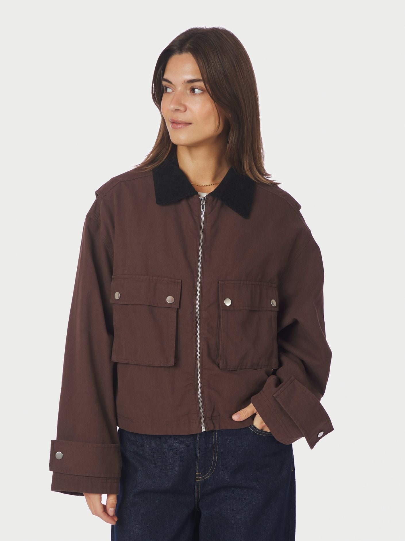 Rivera Canvas Boxy Jacket