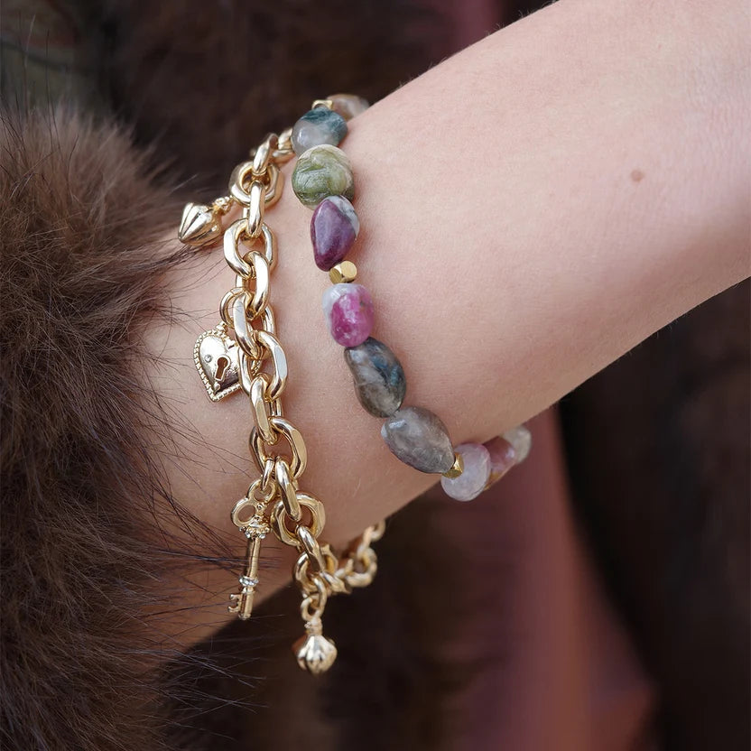 Armbånd med charms, Open My Heart
