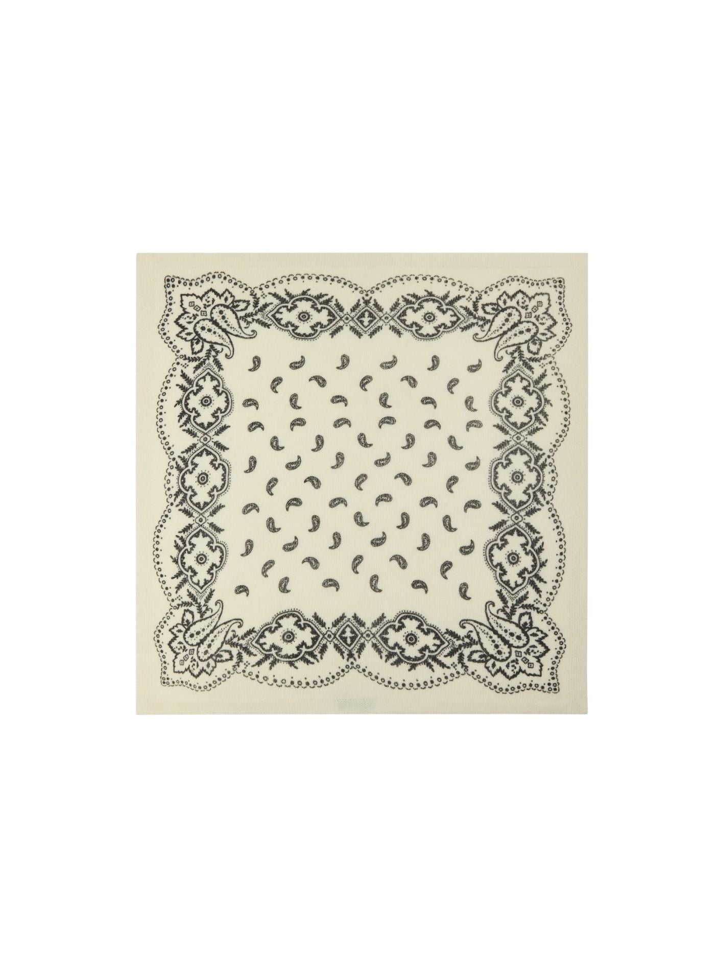 Adelina paisley scarf - Hvit