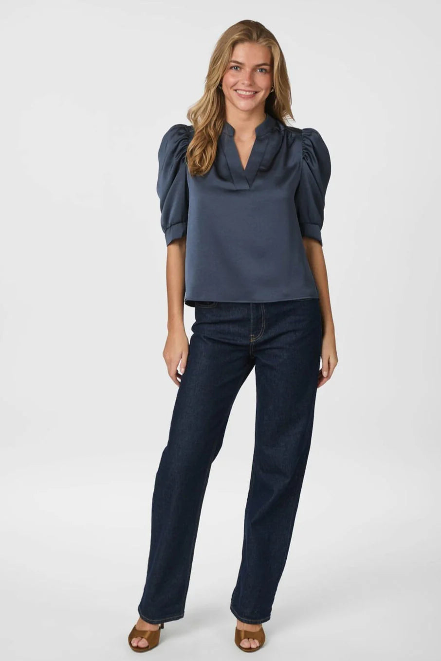 Roella Heavy Sateen Blouse