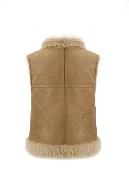 Suedette Bonded Caramel