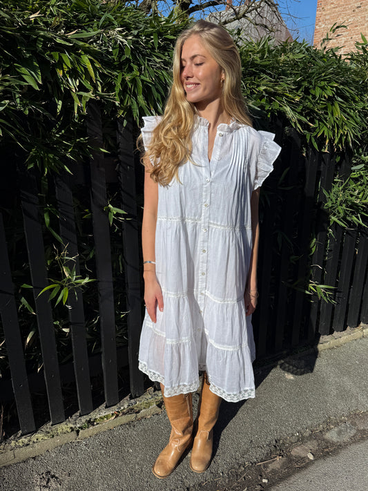 Audrey Dress White
