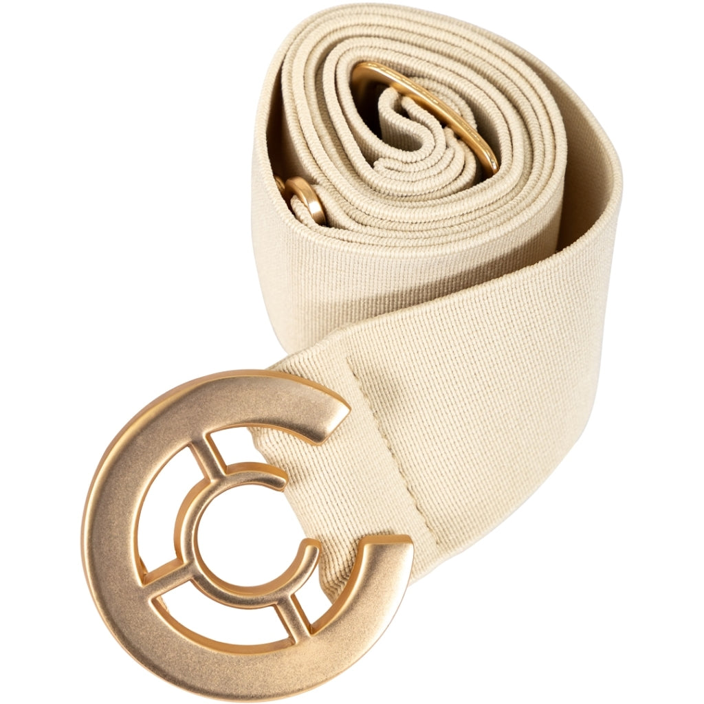Logo Elastic Belt - creme