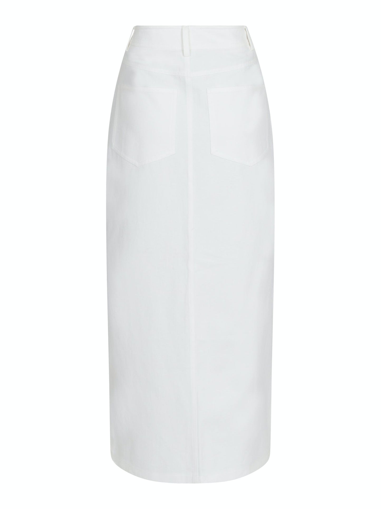 Frankie Denim Skirt-White