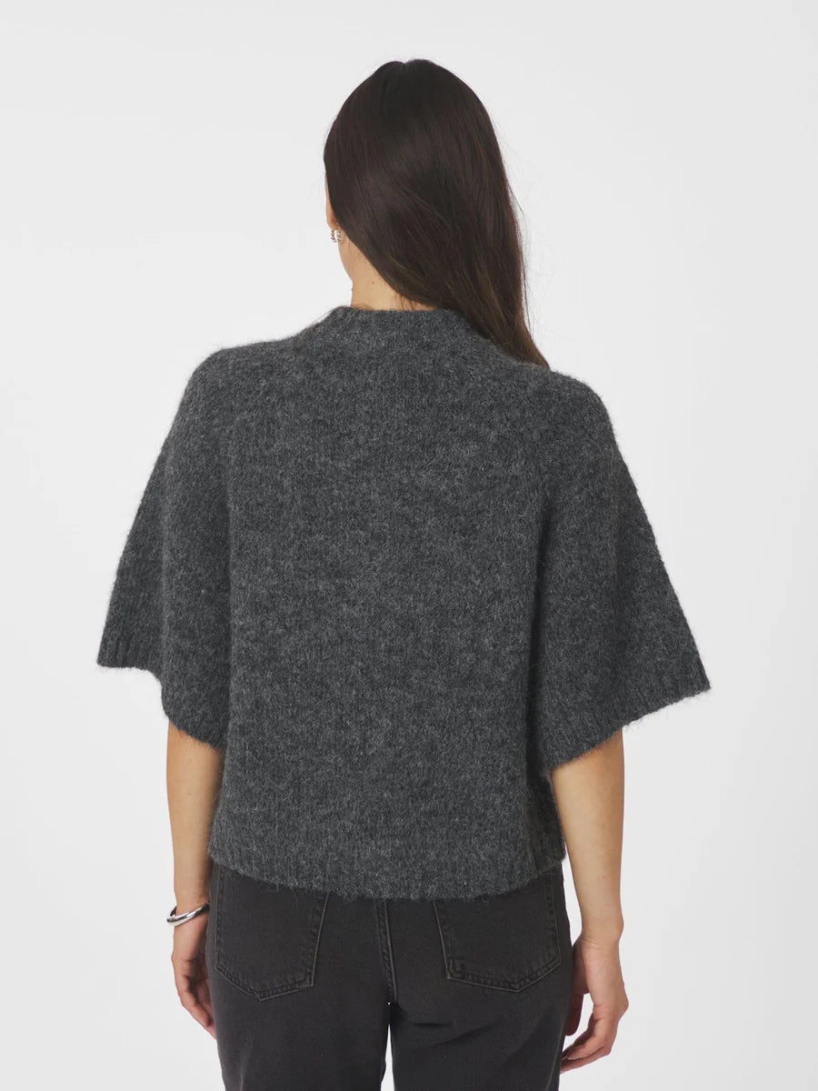 Benuta  Fluffy Knit Cardigan Mørk grå