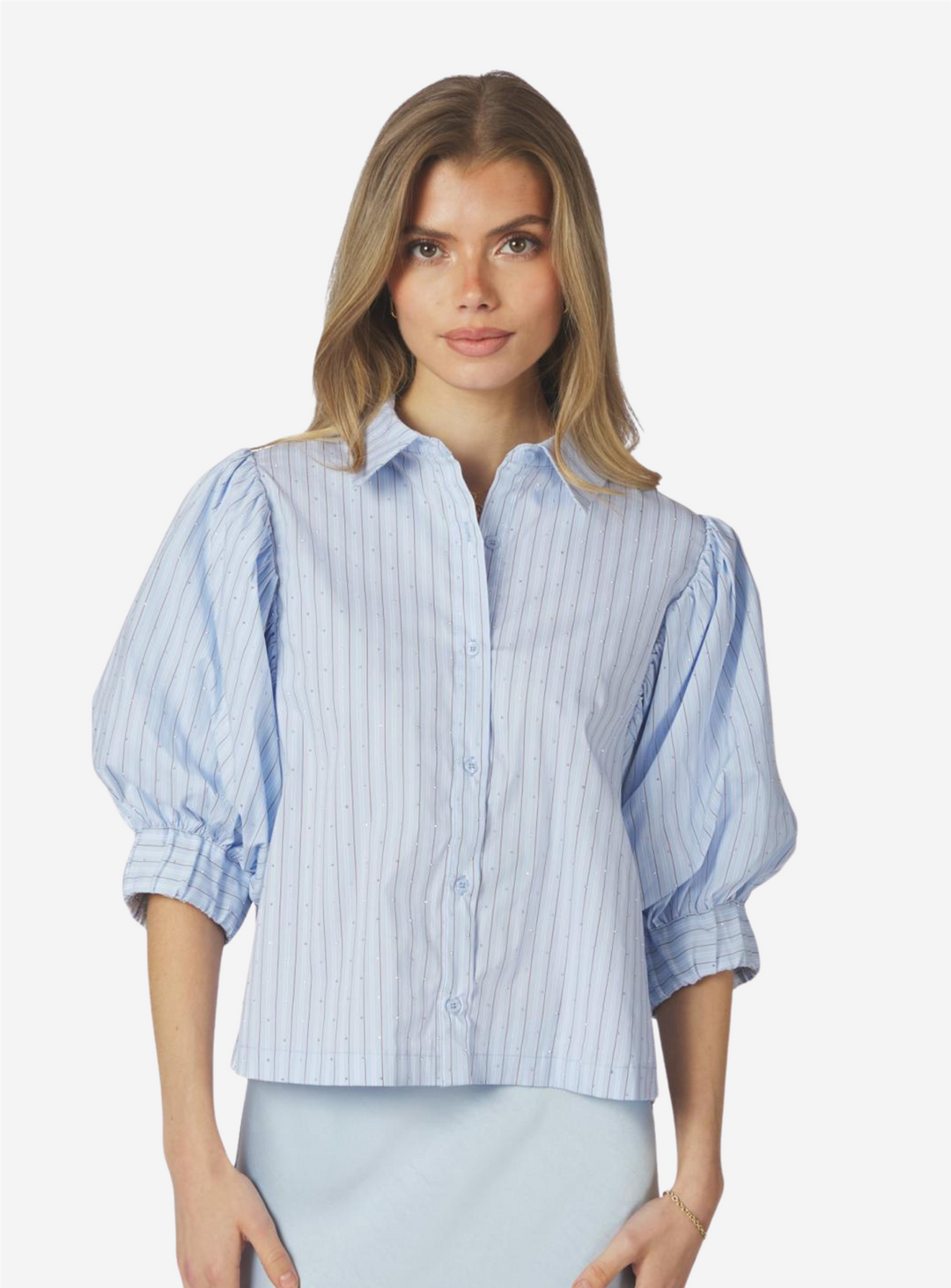 Etta Stripe Stone shirt
