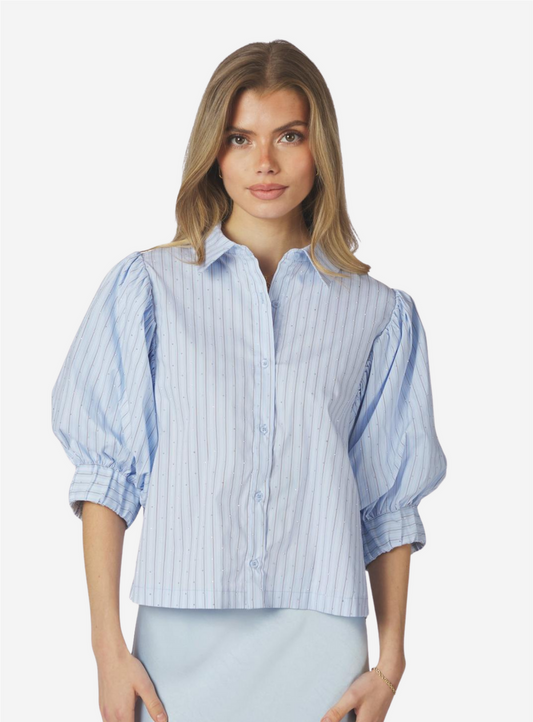 Etta Stripe Stone shirt