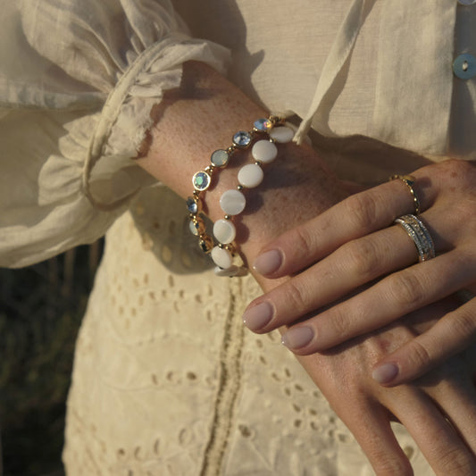 Solstice gold big bracelet