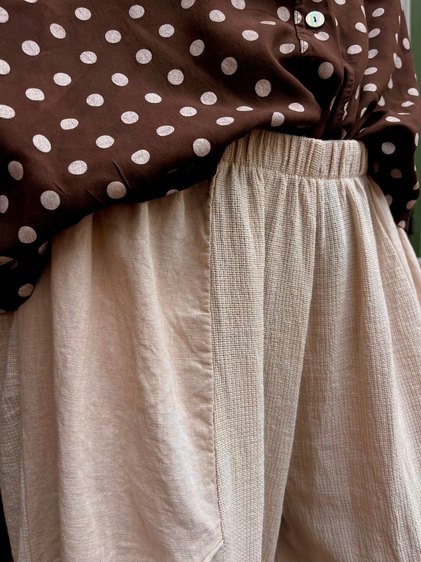 Linen pocket pant