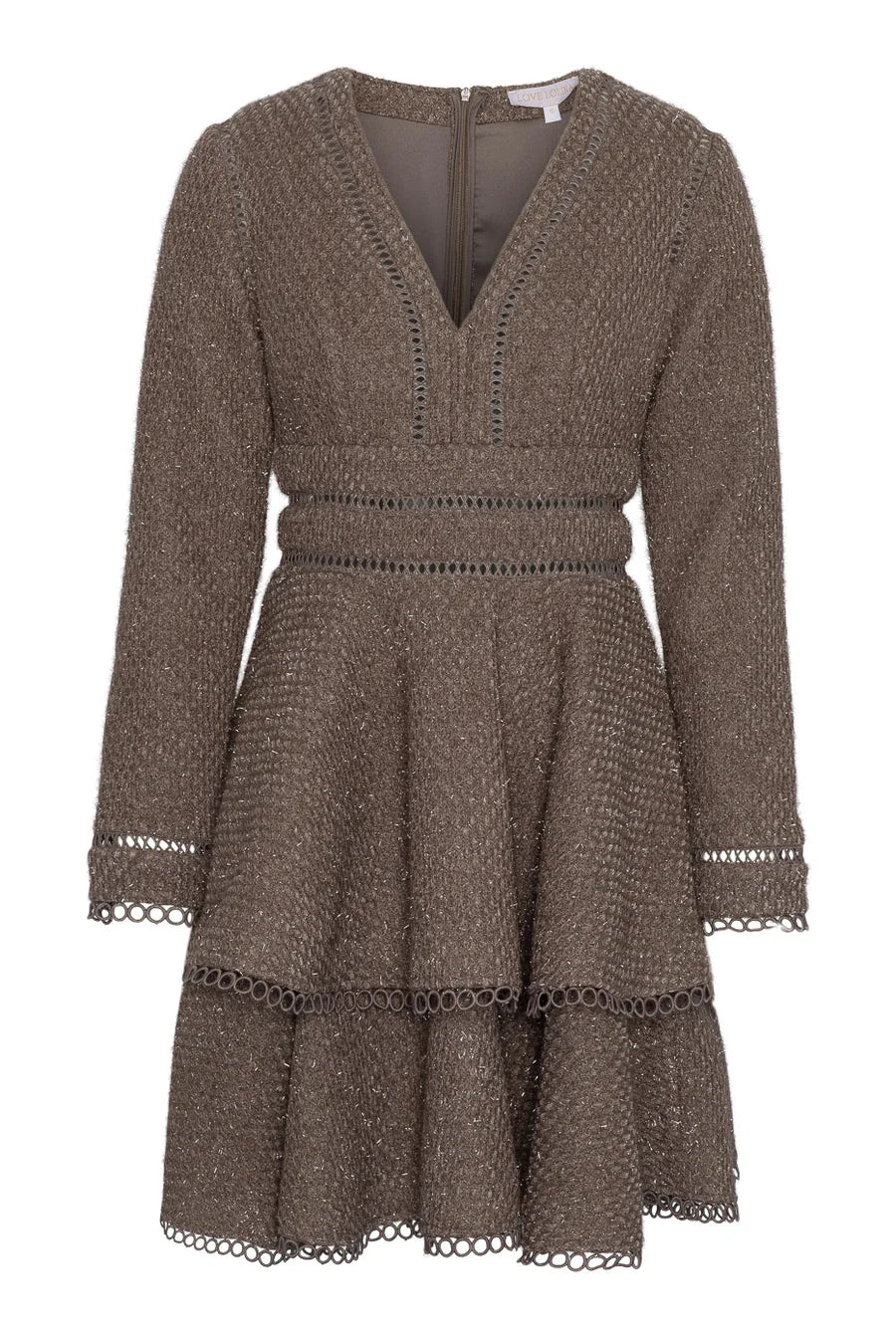 ELLIE MINI DRESS TAUPE