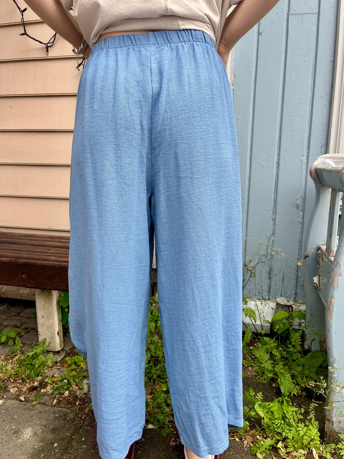 Linen pocket pant