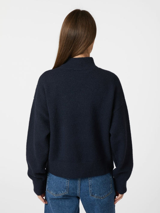 Paulina Knit blouse - Navy