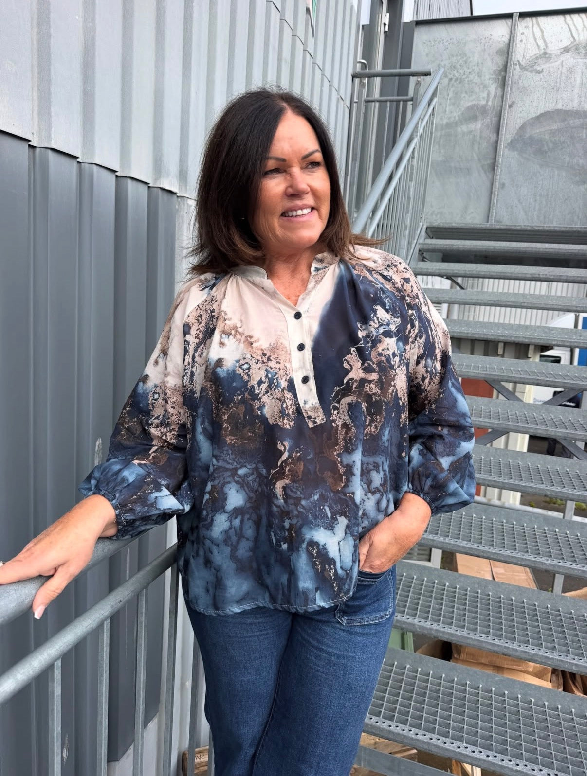 Marble blouse