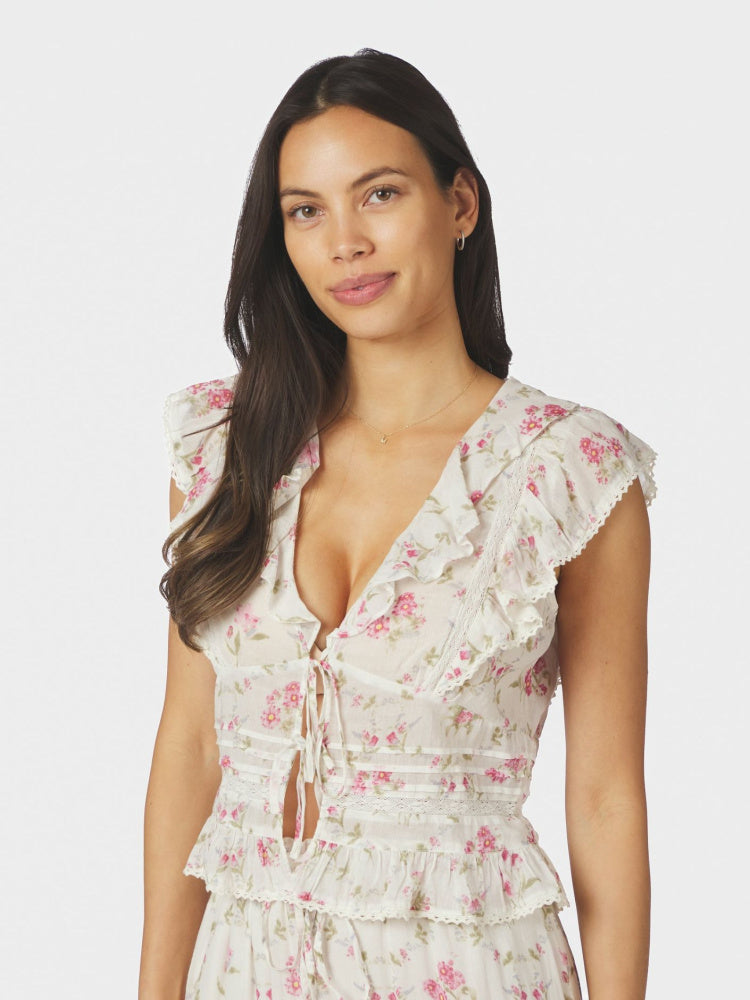 Netali Spring Flower Top