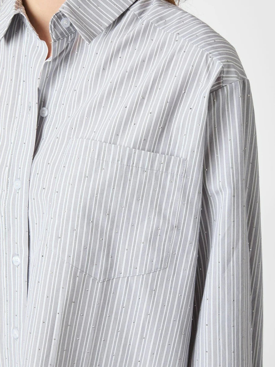 Dalma stripe stone shirt
