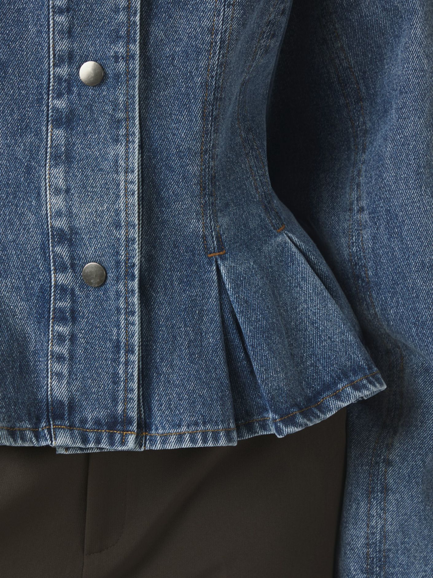 Rivora Denim Peplum Jacket