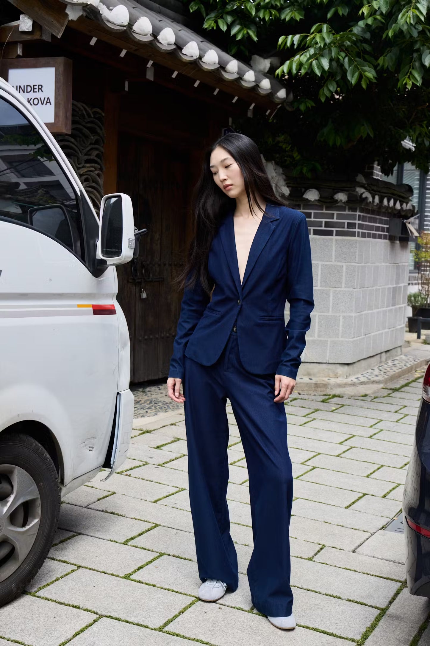 Kate denim blazer