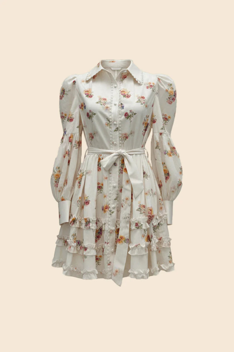 Sara dress white