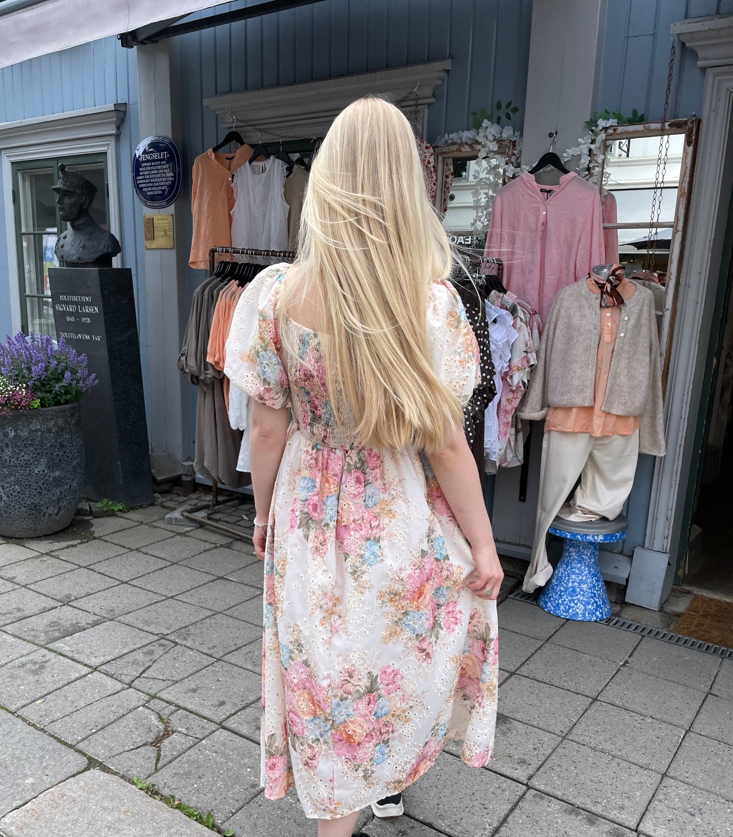 Flower Smock Romantic Dress
