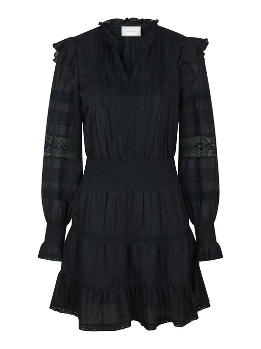 Aran voile dress - navy
