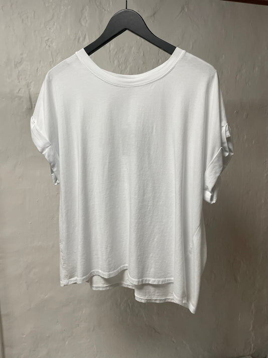 T-shirt Wide -Hvit