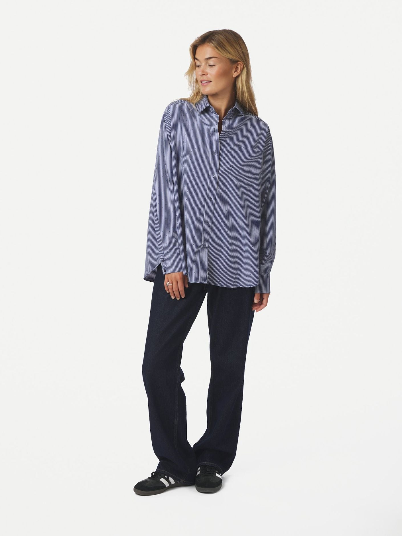 Dalma B Stripe Stone Shirt FORHÅNDSORDRE