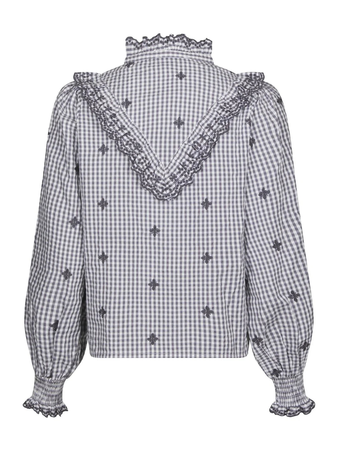 Degas Check Blouse
