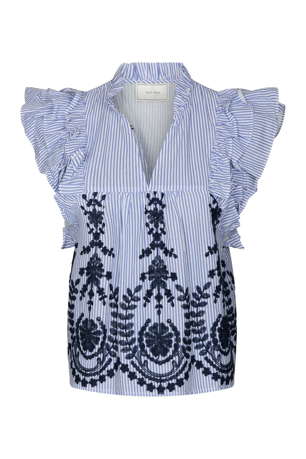 Jayla Stripe Embroidery Top