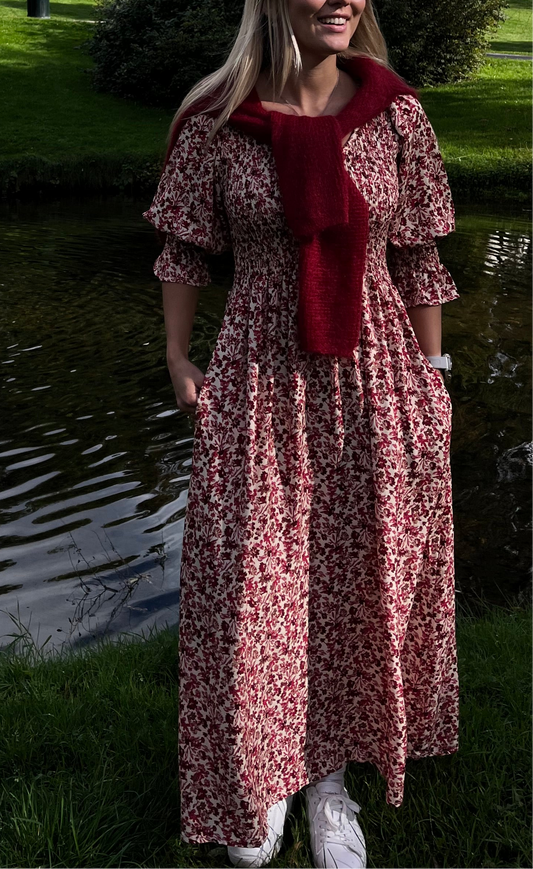 Kjole Print Viskose Red