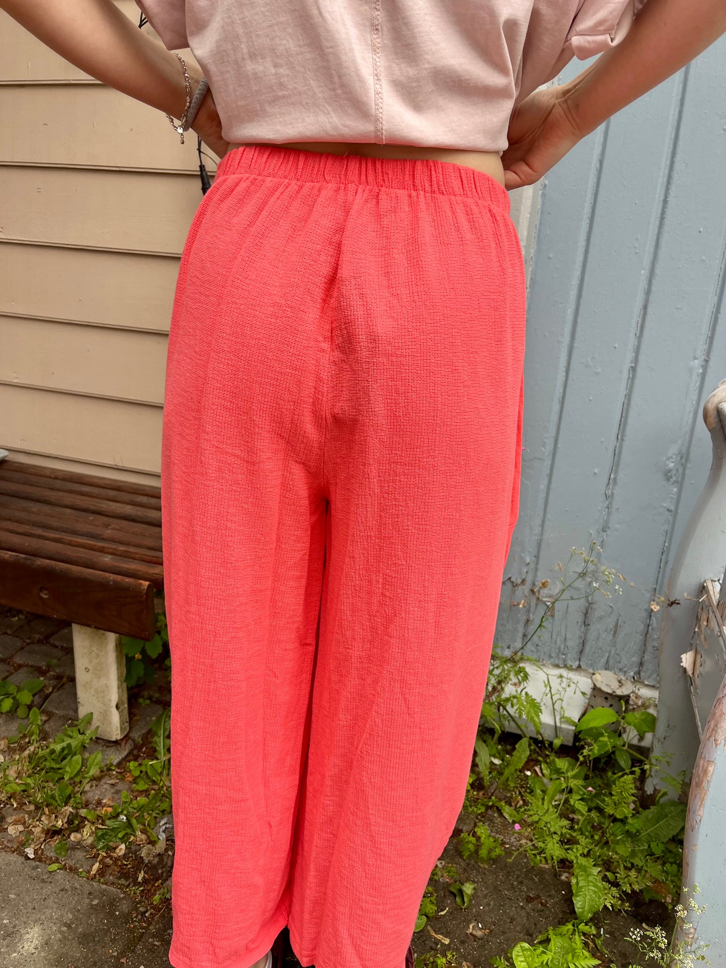 Linen pocket pant