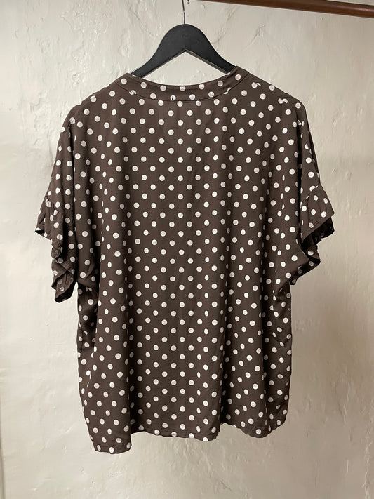 Viskose dott blouse