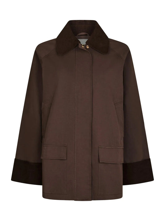 Anastacia Cord Jacket Brown