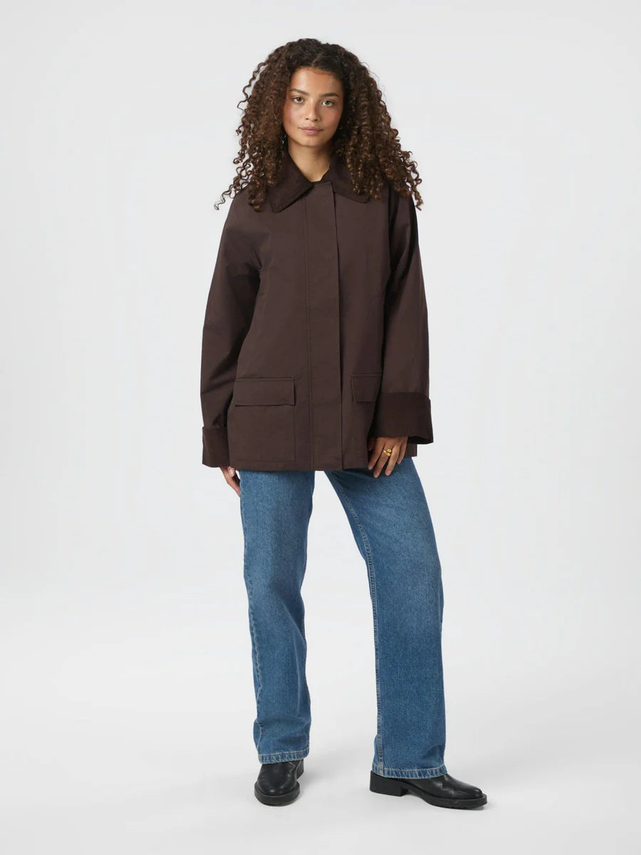 Anastacia Cord Jacket Brown